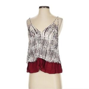 Anthropologie Sleeveless Tie Die Tank